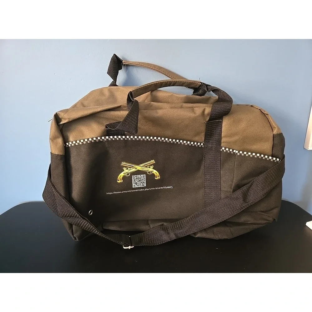 Atchison By Bic Black And Army Green Duffel Bag 16x10x9 Guns